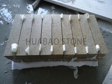 Rusty Yellow G682 Flamed Granite Tiles For Exterior Paving Stone