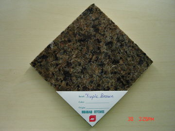 Polished Granite Floor Tiles Tropic Brown Slab For Wall Flooring Tops Stairs
