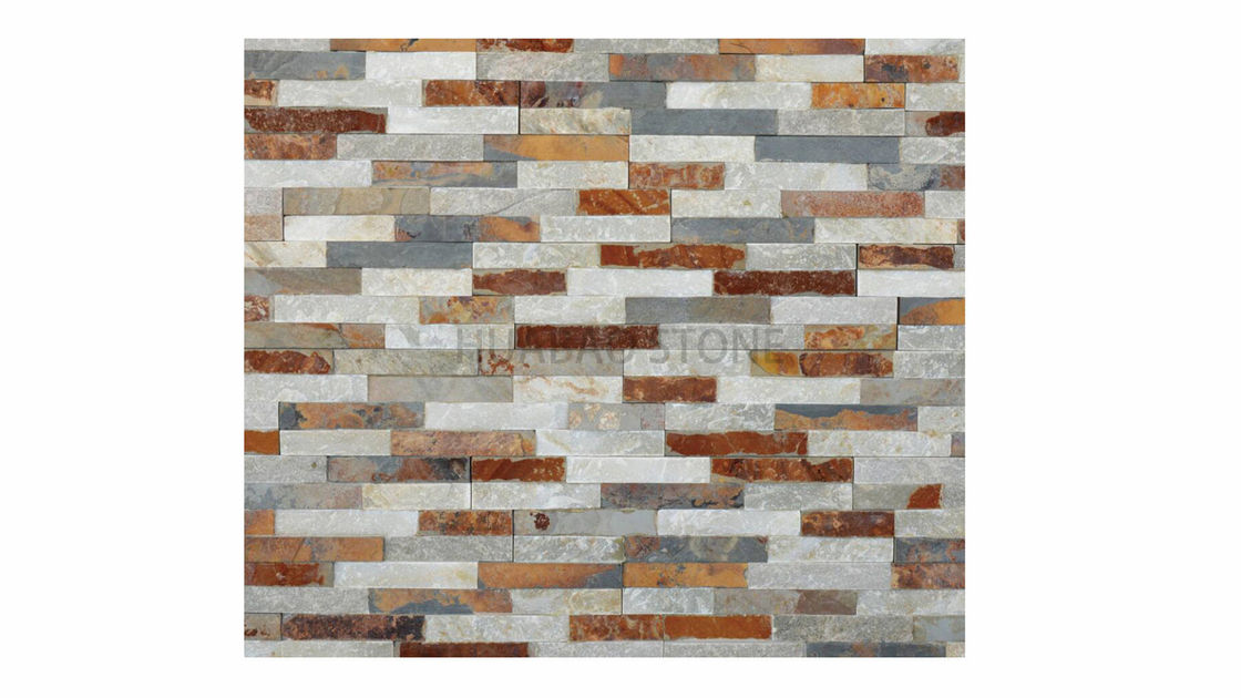 Dramatic Effects Faux Stone Sheets , Exterior Stone Veneer Authentic Coloring