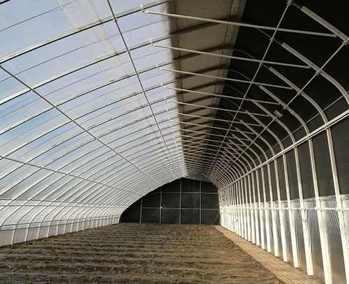 新型柔性保溫墻體日光溫室