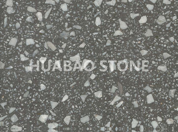 Grey Artificial Stone Slab Tiles Inorganic For Indoor Outdoor Flooring